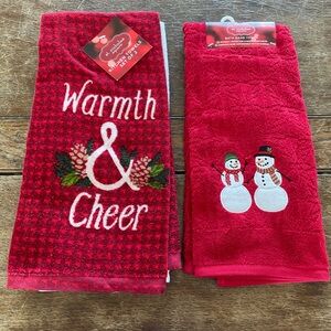 Holiday Kitchen and Bath Towel Set